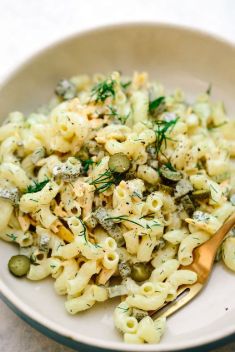 Vegan Dill Pickle Pasta Salad - 30 Easy And Delicious Vegan Salad Recipes