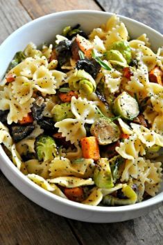 Vegan Fall Pasta Salad - 30 Easy And Delicious Vegan Salad Recipes