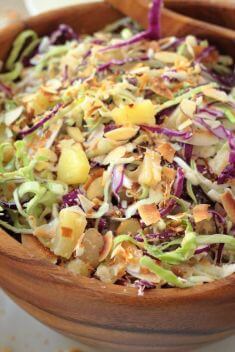 Whole30 Pina Colada Coleslaw - Best Easy And Delicious Coleslaw Recipes That You Will Get Hooked