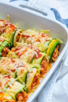 Zucchini Chicken Enchilada Roll - 30 Best Zucchini Recipes That You Will Fall In Love