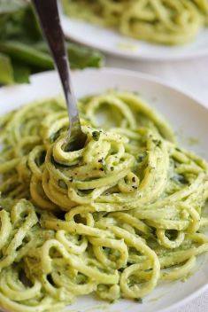 Zucchini Noodles with Creamy Avocado Pesto - 30 Best Zucchini Recipes That You Will Fall In Love