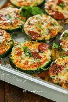 Zucchini Pizza Bites - Collection of The Best Easy And Delicious Vegetable Recipes