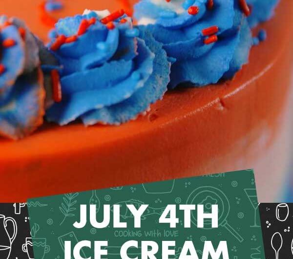 July 4th Ice Cream Cake
