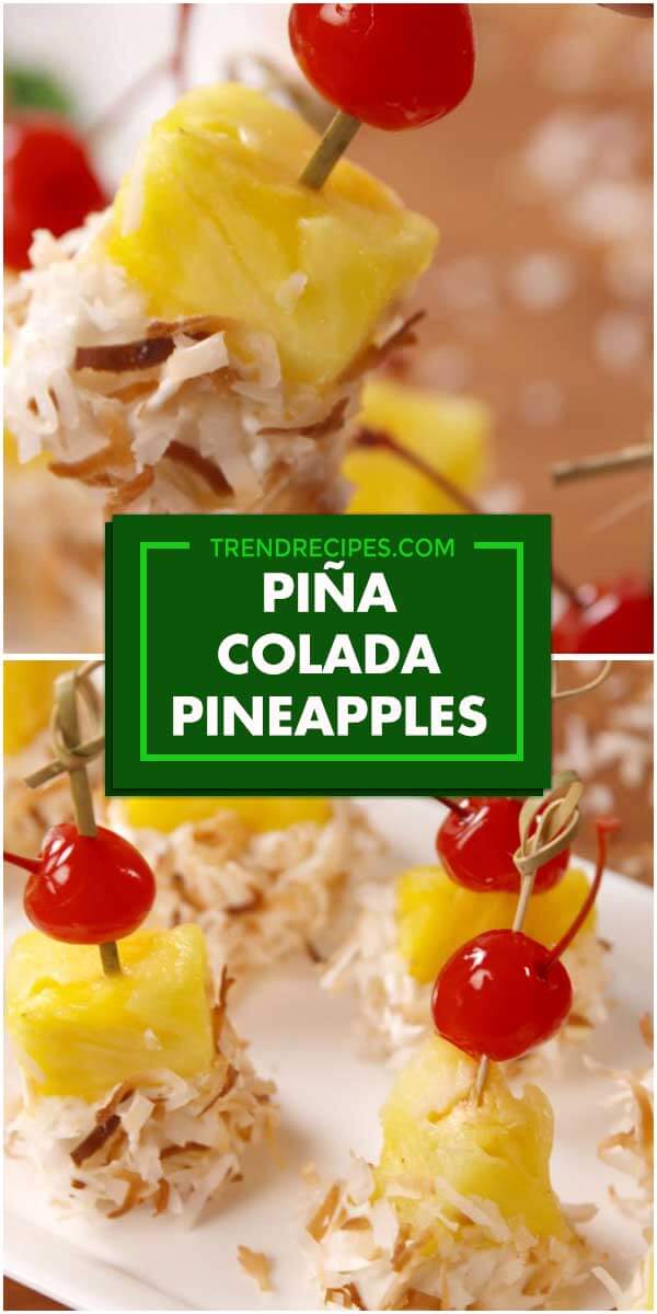 Piña Colada Pineapples