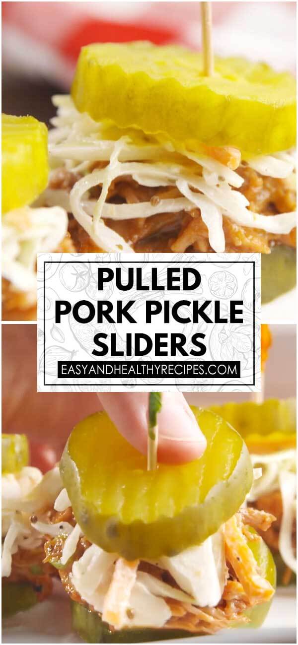 Pulled Pork Pickle Sliders