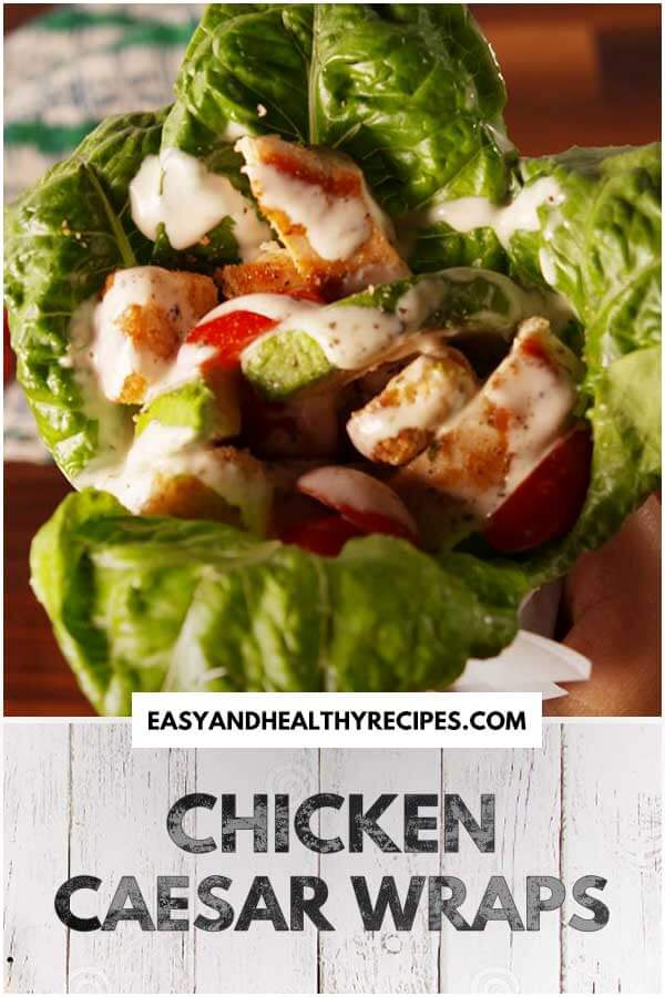 Chicken Caesar Wraps