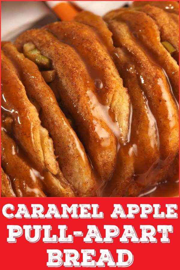 Caramel Apple Pull-Apart Bread