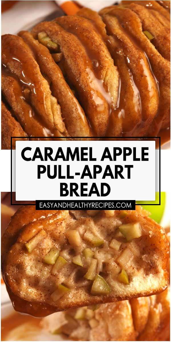 Caramel Apple Pull-Apart Bread