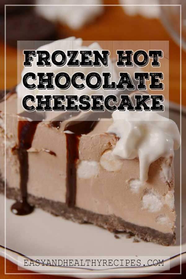 Frozen Hot Chocolate Cheesecake