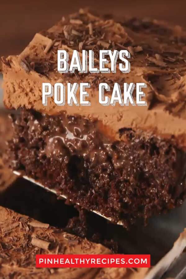 Baileys Poke Cake