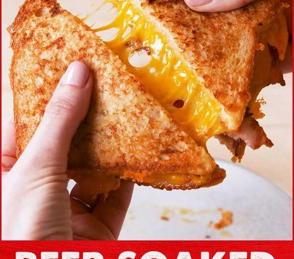 Beer Soaked Grilled Cheese