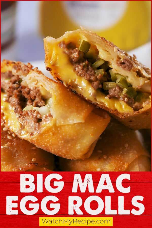 Big Mac Egg Rolls