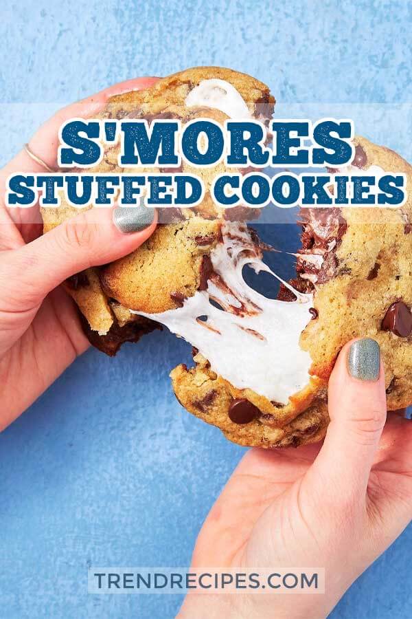S'mores Stuffed Cookies