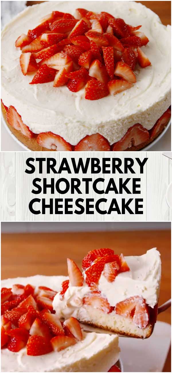 Strawberry Shortcake Cheesecake
