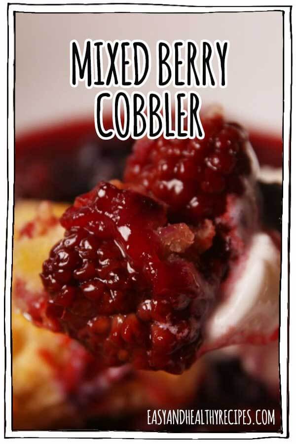 Triple Berry Cobbler